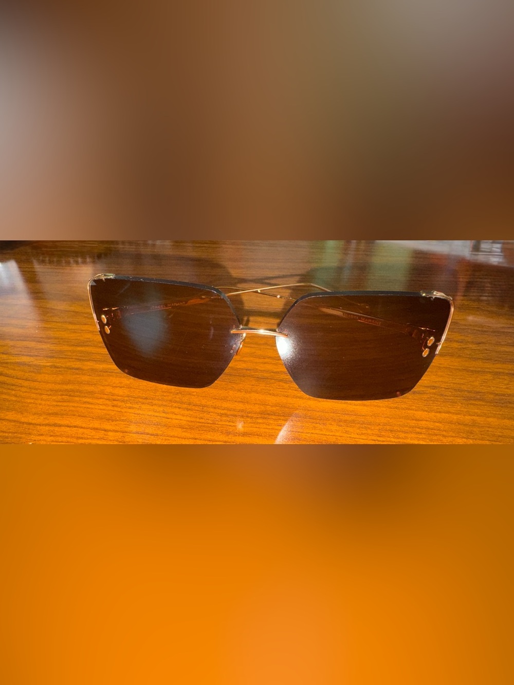 Isabel Marant Rimless Square Sunglasses